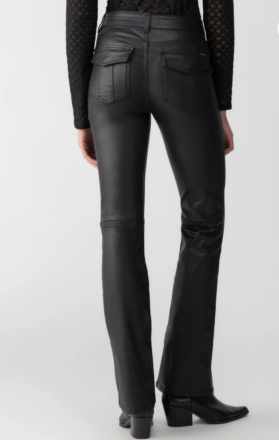 Hayden Sculpted Bootcut Pant - Black