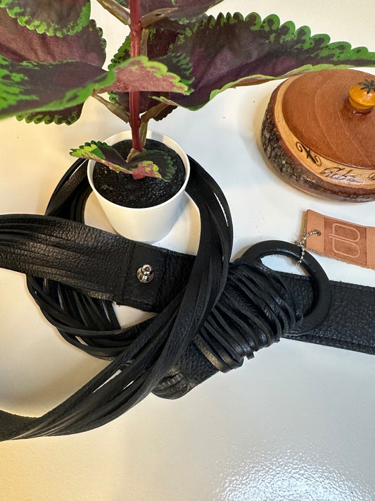 Black Loop Small Belt