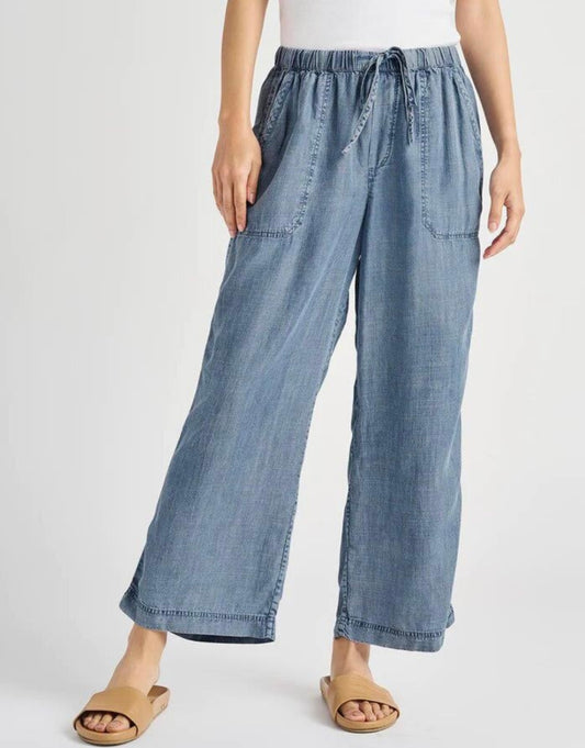 Angie Indigo Wide Pant