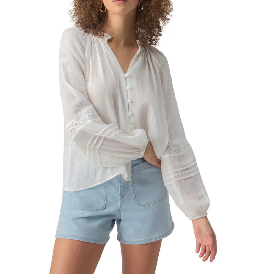 A Fresh Moment Beach Blouse - Ivory