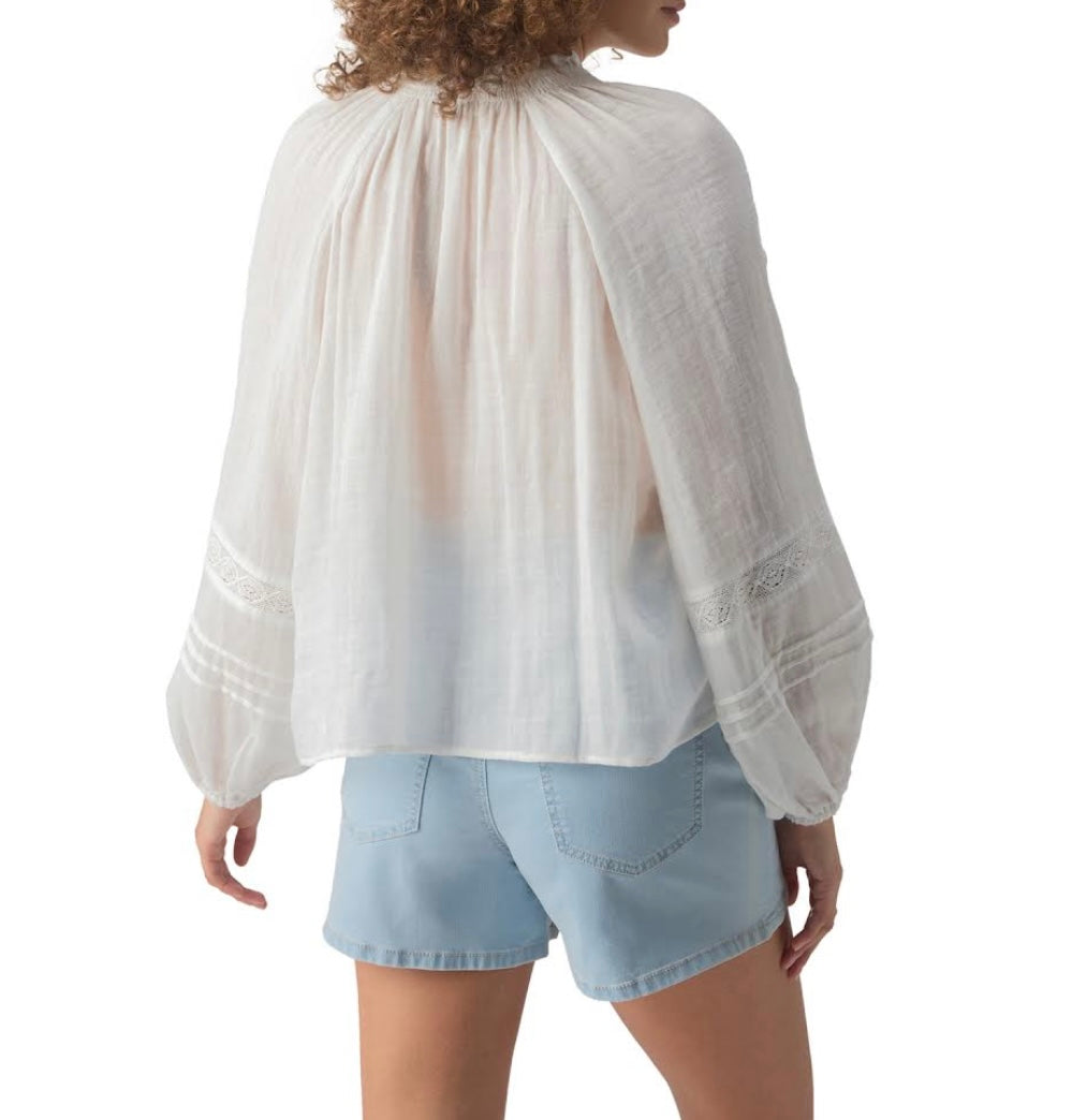 A Fresh Moment Beach Blouse - Ivory