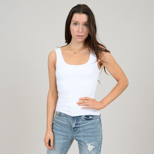 Tanith Tank Top - White