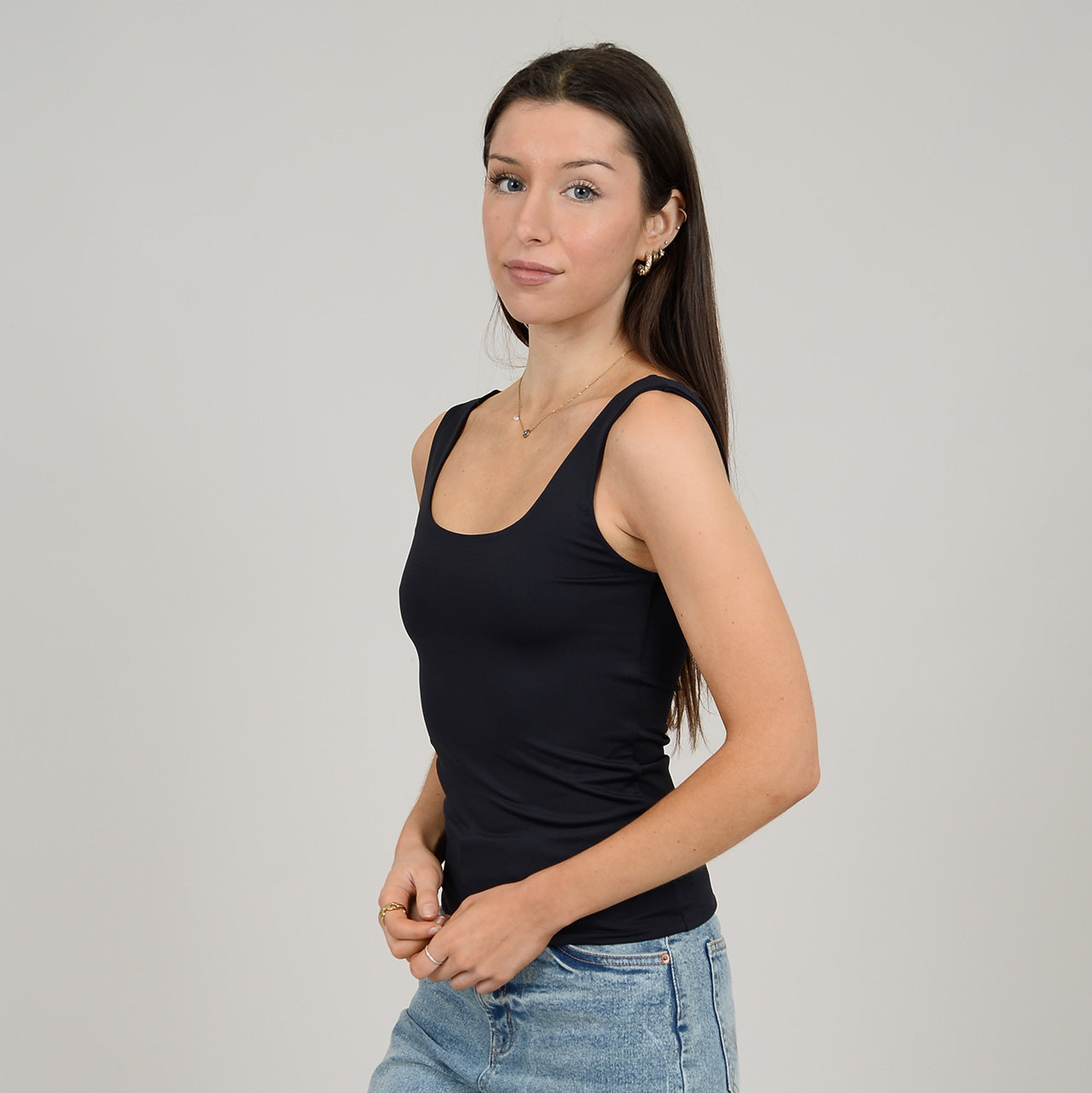 Tanith Tank Top - Black