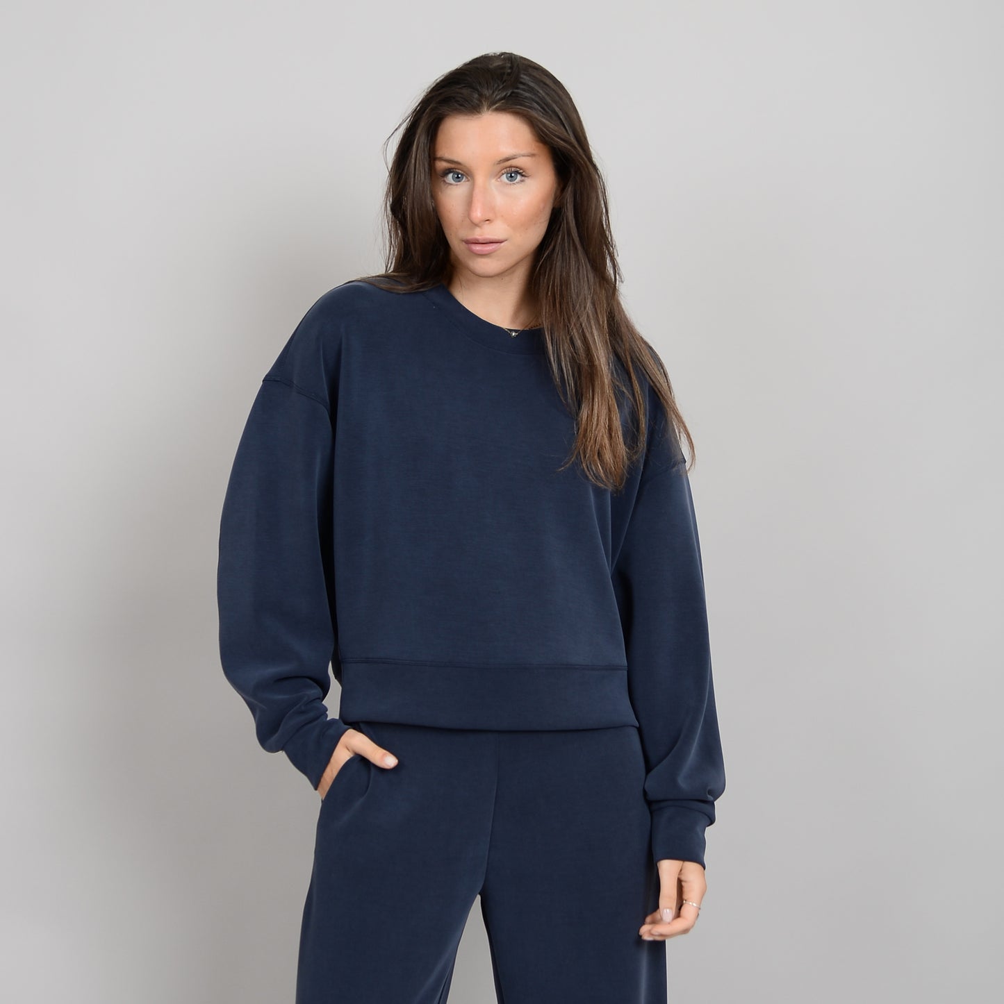 Lucie Modal Pullover - Navy