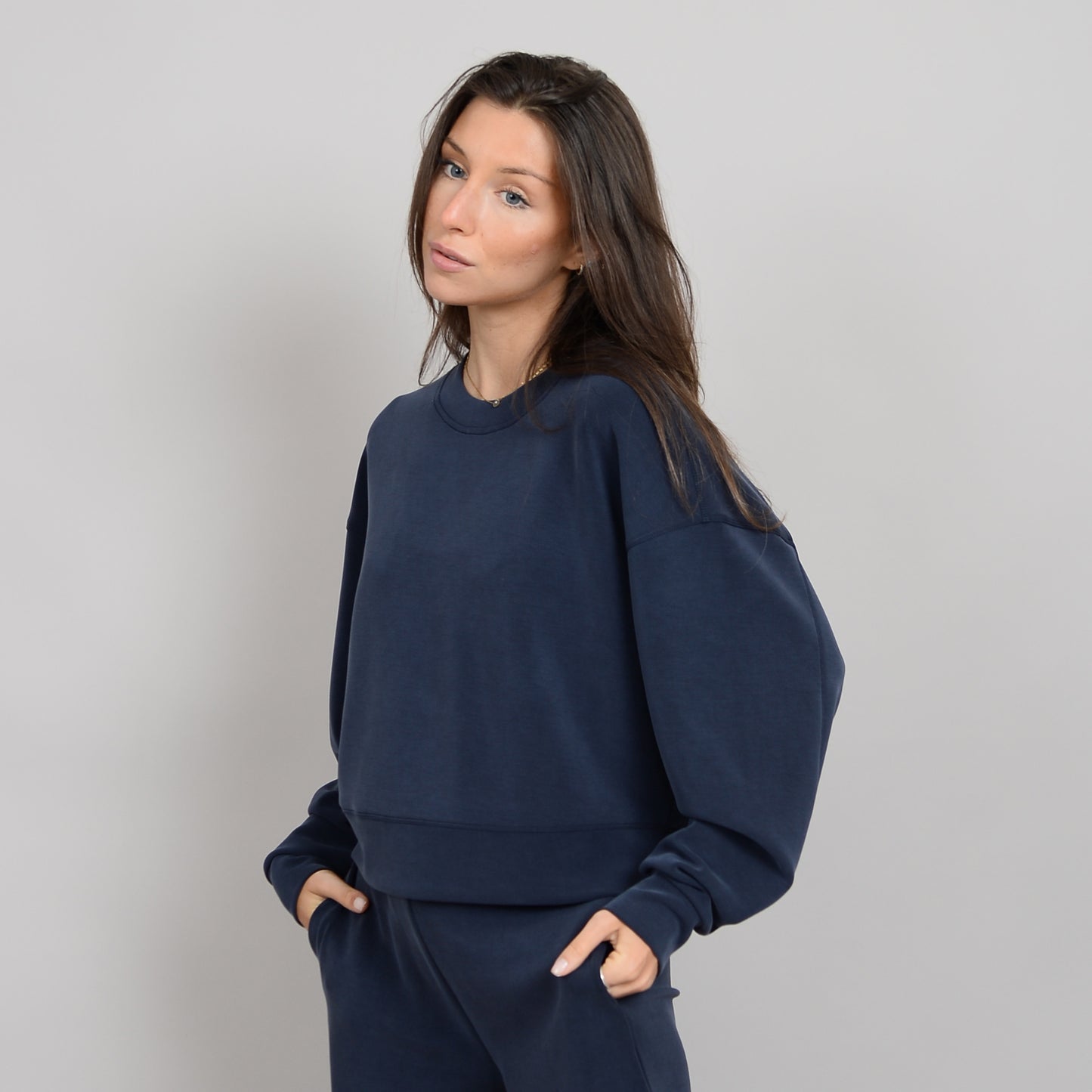 Lucie Modal Pullover - Navy