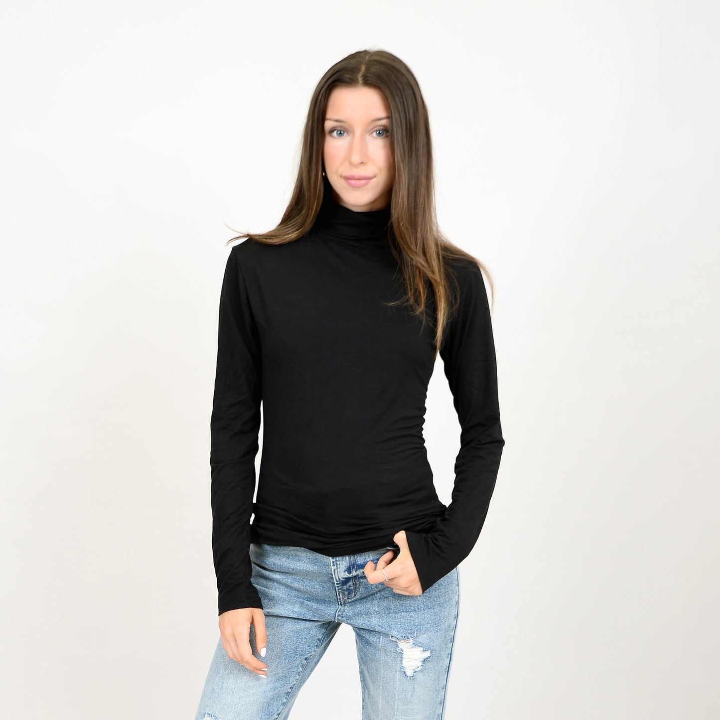 Sarah Turtle Neck - Black