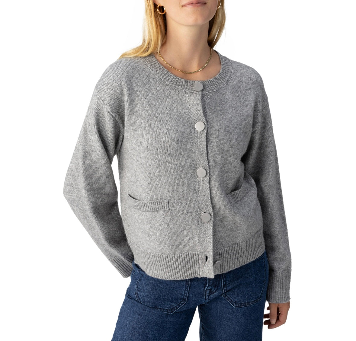 The Elevated Cardi - Grey