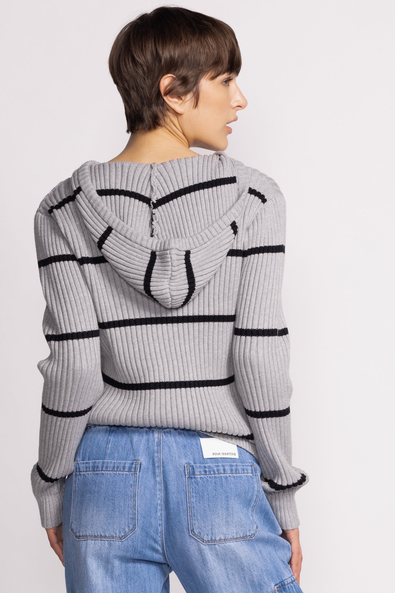 Selena Sweater - Grey/Black