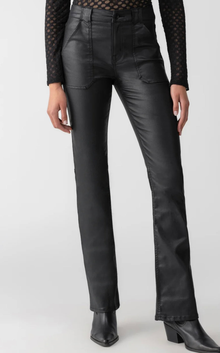 Hayden Sculpted Bootcut Pant - Black