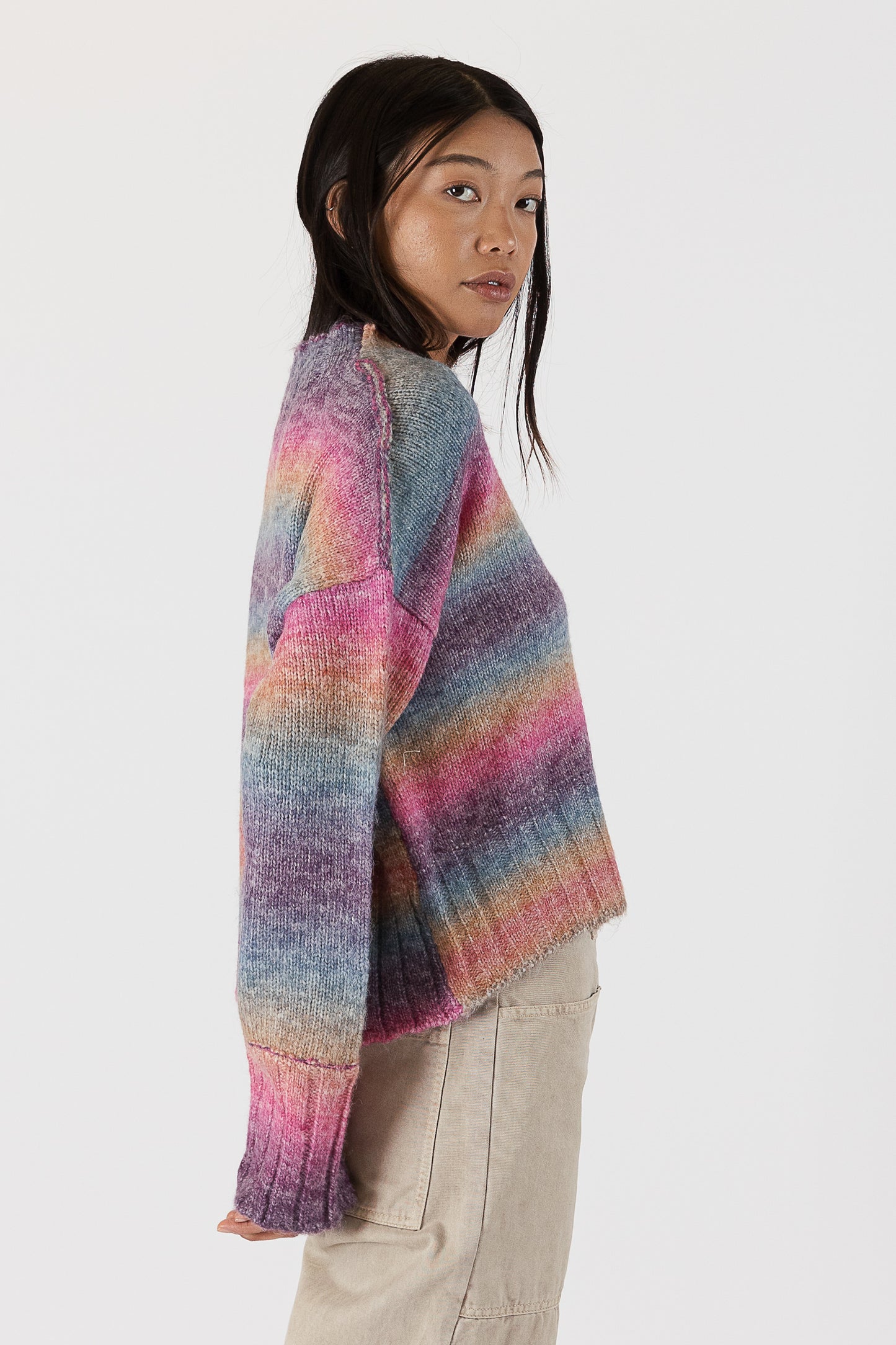 Suzie - Ombre Crewneck Sweater