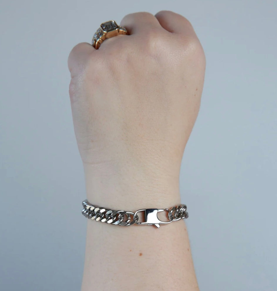 Molly Silver Chain Bracelet