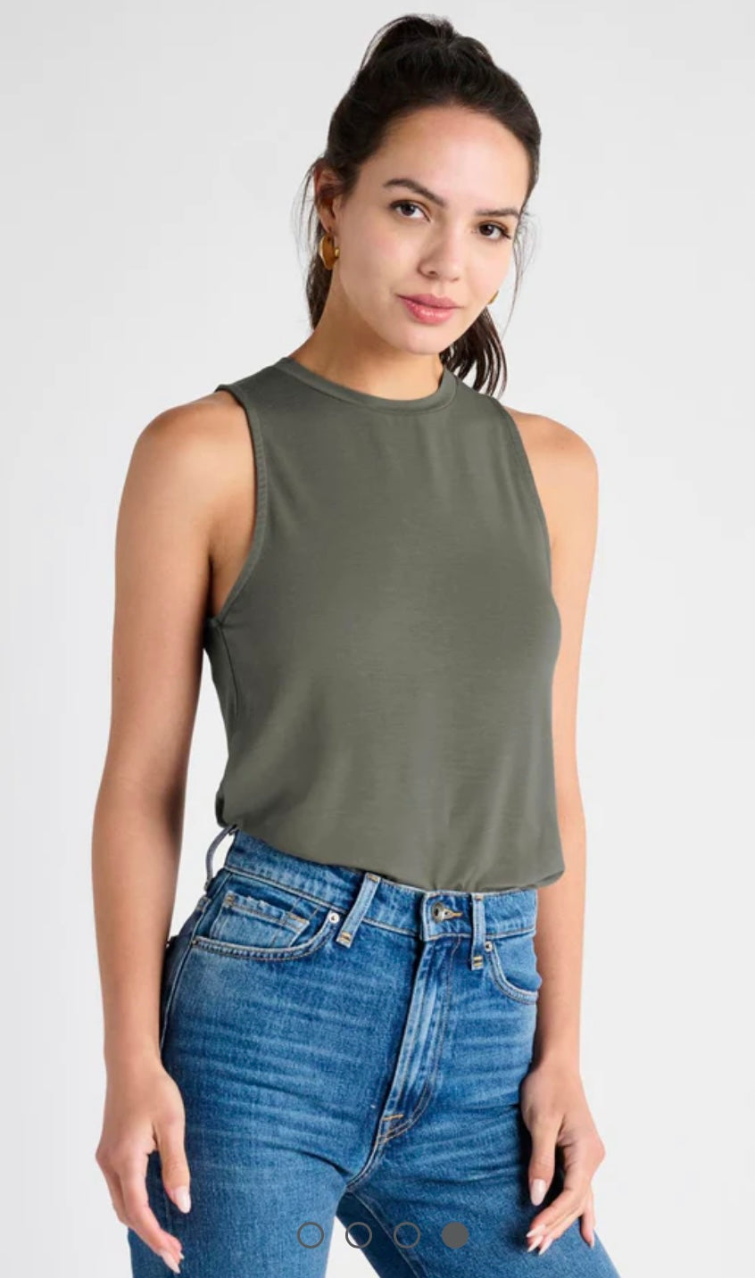 Bamboo Tank - Olive