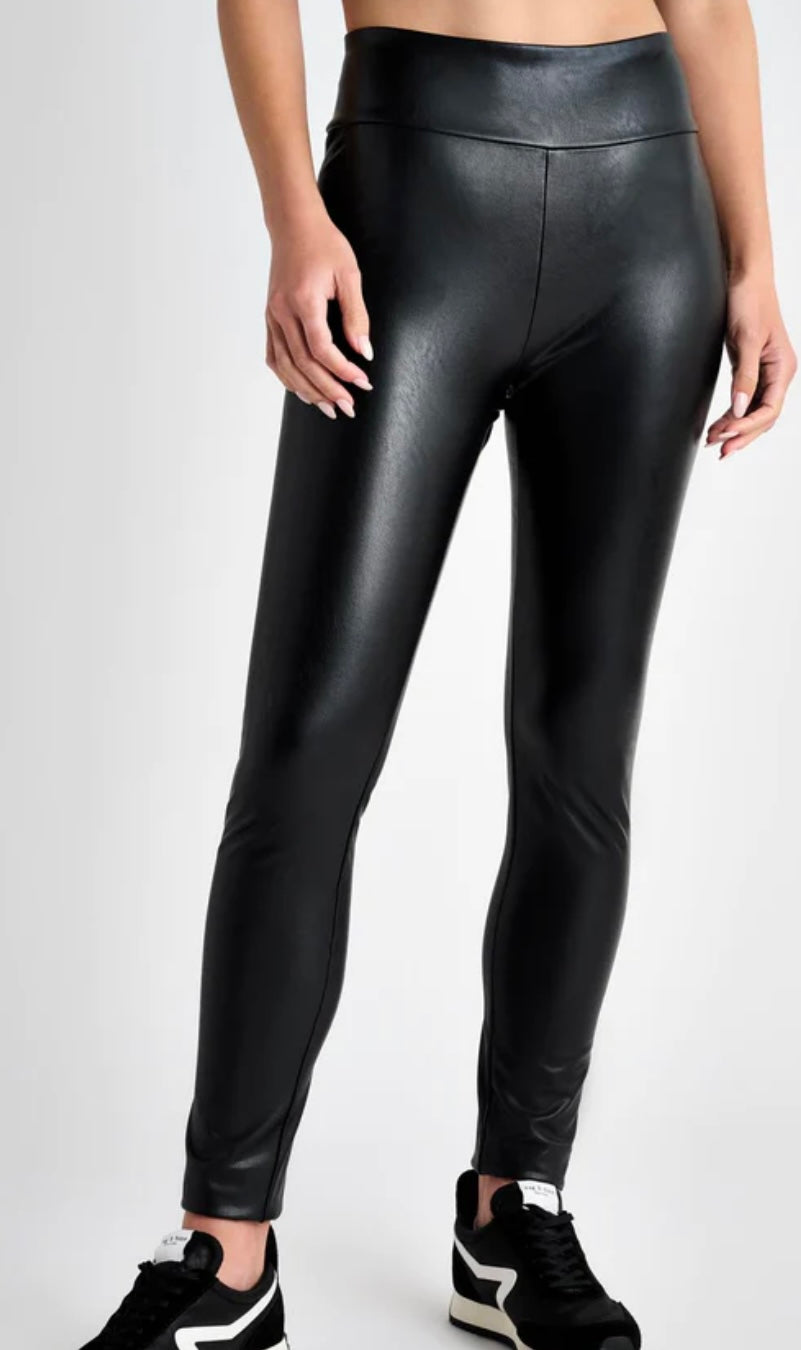 Vegan Leather Legging - Black