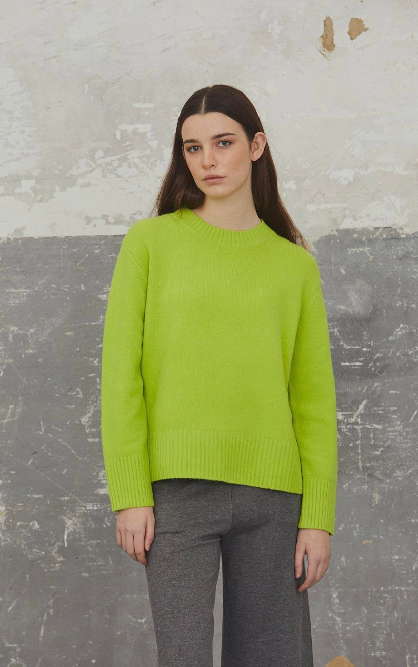 Neon Round Neck Sweater