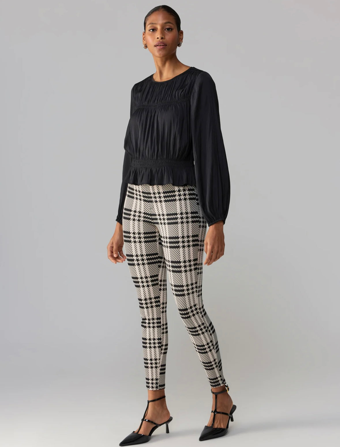 Runway Legging - Moonlight Plaid