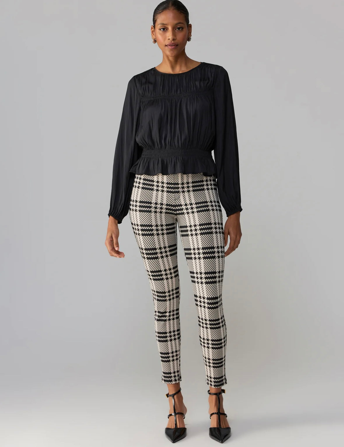 Runway Legging - Moonlight Plaid