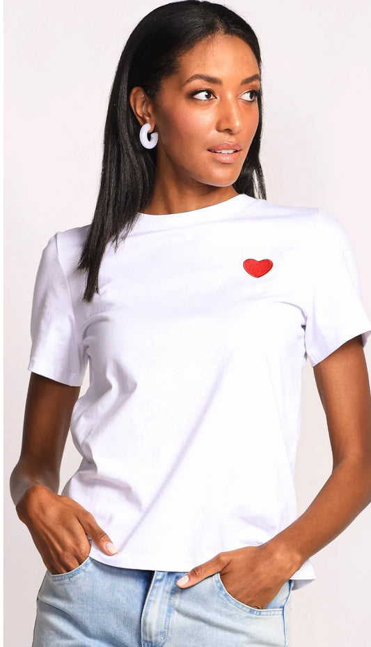 Petit Coeur T-Shirt - White