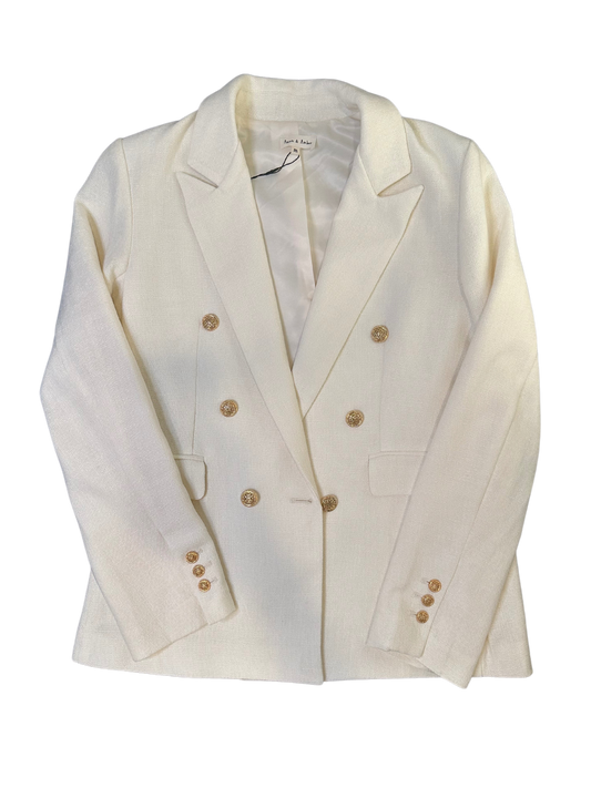 Double Breasted Blazer Ivory