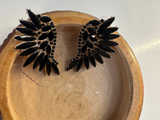 Black Bird Earrings