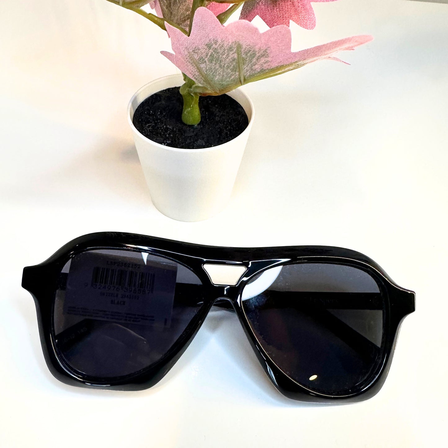 Black Aviator Sunglasses