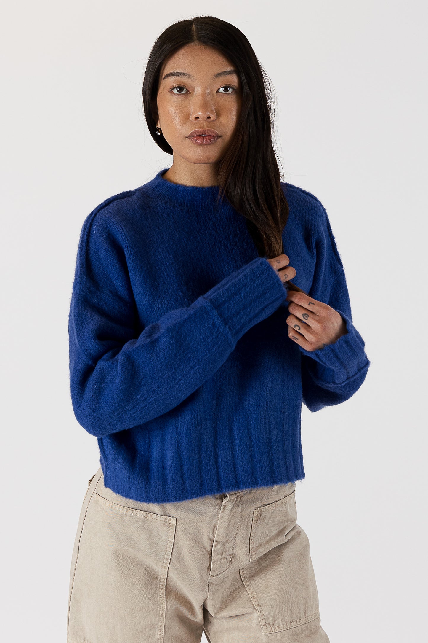 Timmy - Cobalt Blue Crewneck Sweater