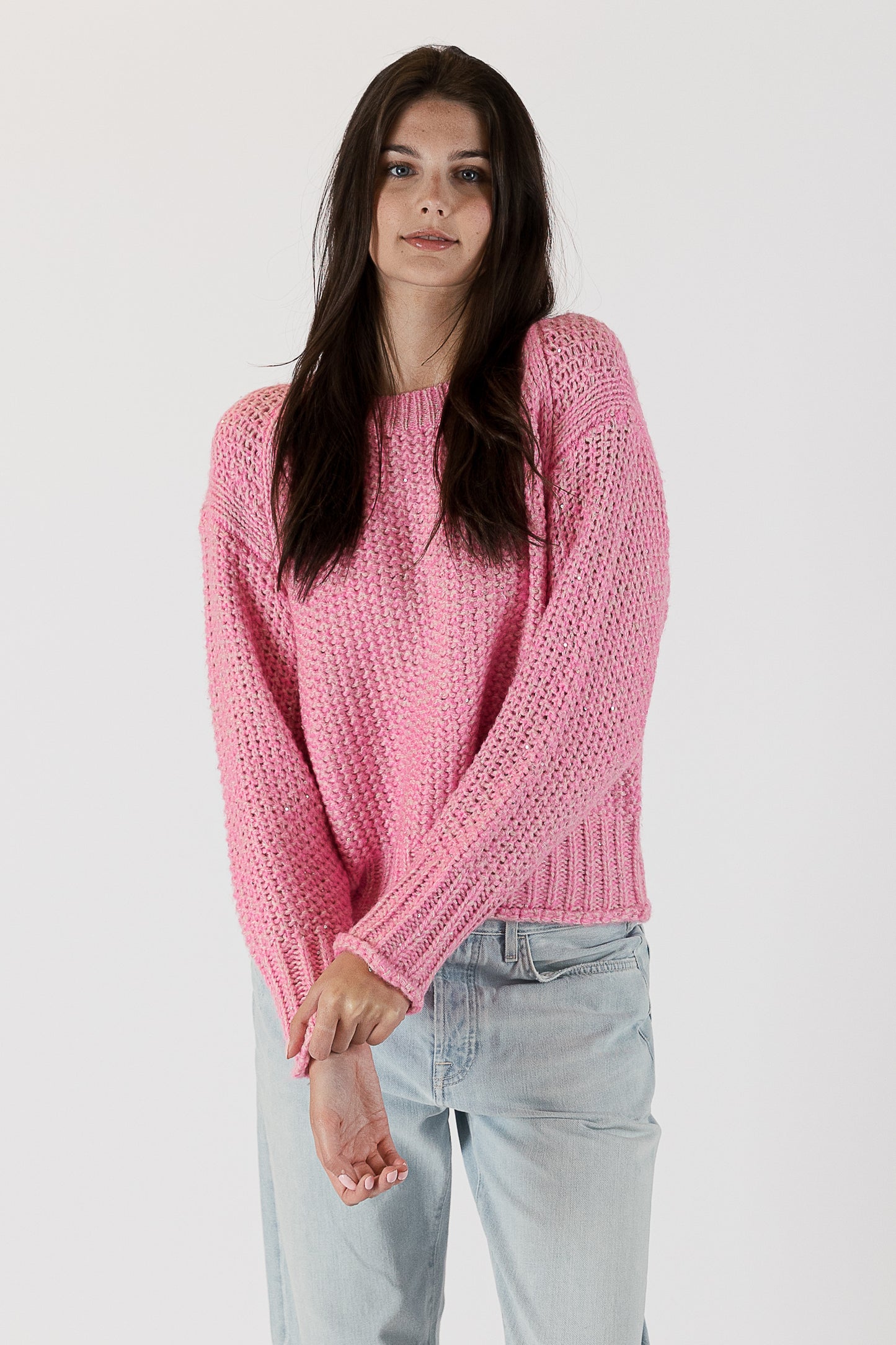 Pierre - The Pink Sparkle Sweater