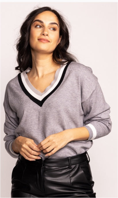 The Monica Sweater - Grey