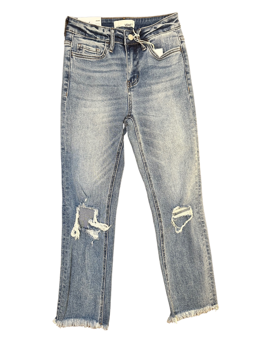 Jeanne Blue Distressed Denim