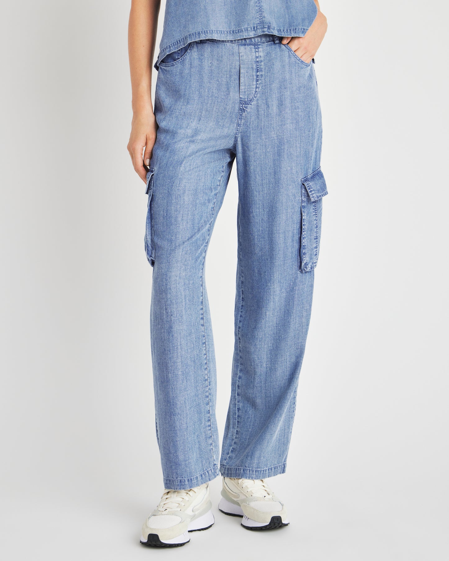 Aven Indigo Cargo Pant